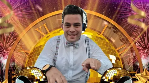 Cartel de actuación de fin de año en el Varadero.