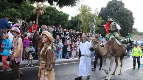 Imagen de archivo de la cabalgata de reyes en Yaiza.
