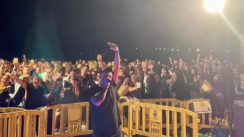 Uno de los momentos de las actuaciones de Fin de Año