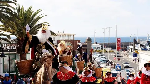 Imagen de archivo de la cabalgata de reyes en Puerto del Carmen.