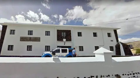 Imagen de la sede de la Policía Local de Haría.