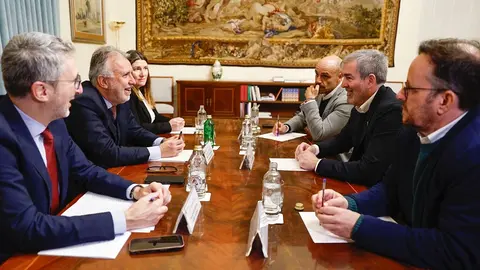 Reunión entre Ángel Víctor Torres y Fernando Clavijo.