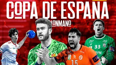 Cartel promocional de la Copa de España de Balonmano.