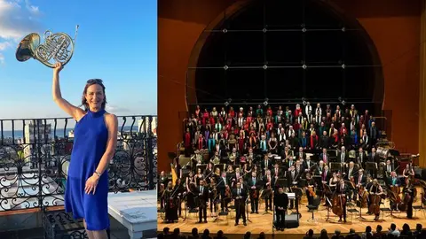 Sarah Willis y la Sinfónica de Las Palmas.