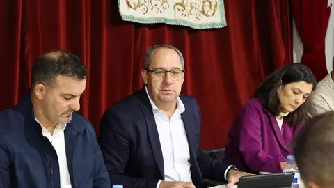 Juan Monzón junto a Ángel Lago.