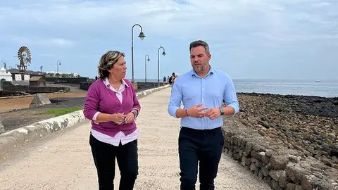 Jacobo Medina y Rita Hernández en Costa Teguise