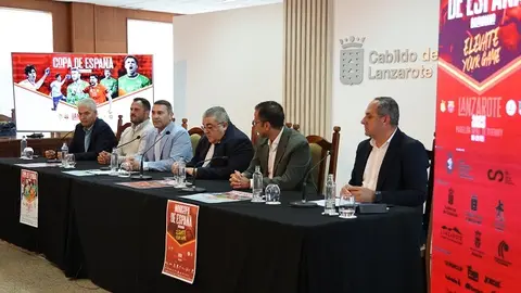 Presentación de la copa y minicopa de España de balonmano.