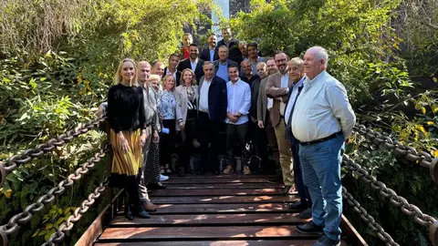 Imagen de los representantes de las empresas en Lanzarote
