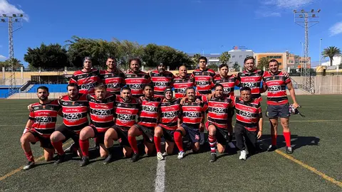 Jugadores del Lanzarote Rugby Club.