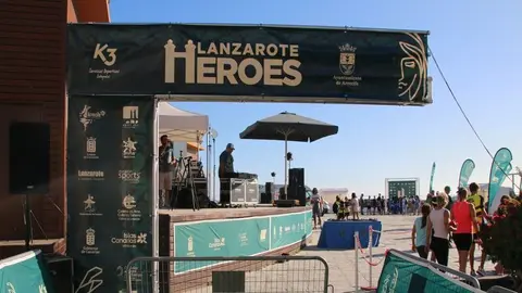 Imagen del día de la celebración de la prueba en Arrecife.
