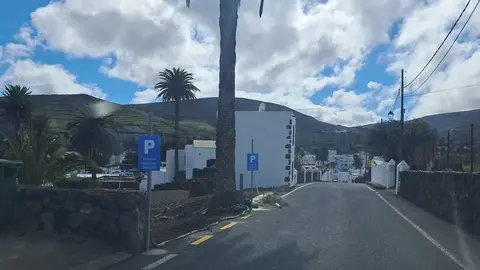 Imagen del lugar en el que se ha creado el nuevo aparcamiento público