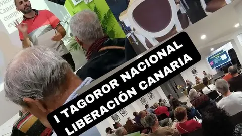 Imagen del cartel anunciador del tagoror.