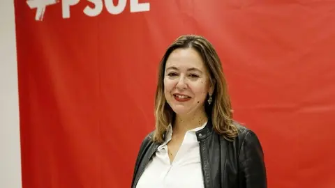 María Dolores Corujo en la imagen que envía el PSOE tras la proclamación oficial