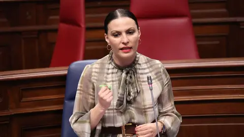 Migdalia Machín este martes en el Parlamento autonómico