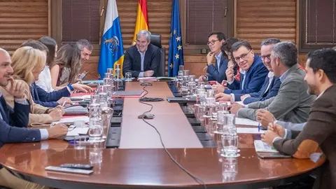 Imagen del encuentro del Consejo de Gobierno de este lunes.