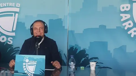 Jesús Machín en el programa Entre Barrios.