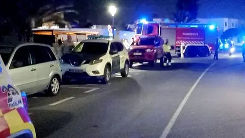 Imagen del dispositivo que se realizó por el incendio