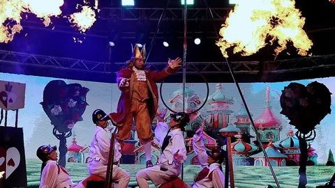 Imagen de archivo de una actuación del carnaval de Tías.