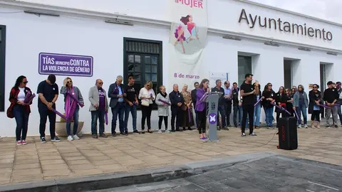 Acto del 8M del Ayuntamiento de Tías.