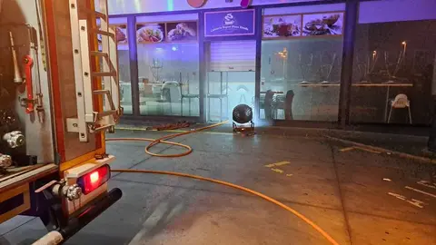 Imagen de la zona en la que se produjo el incendio