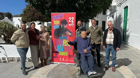 Presentación cartel del concierto de Tony Tun Tun - Carnaval de Haría