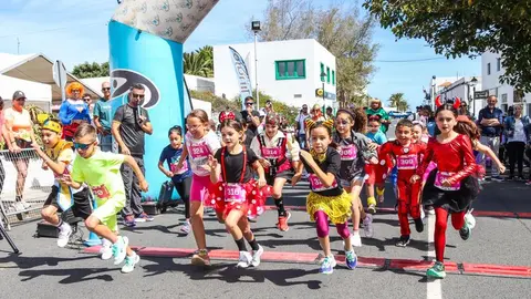 La carrera de los más jóvenes