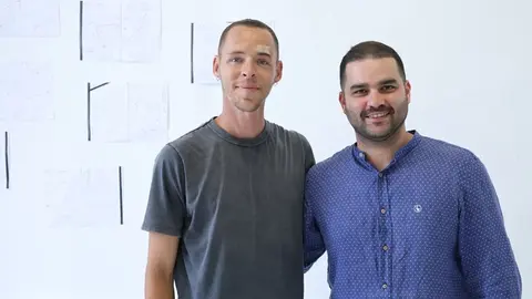 Jesús Machín junto a Javier Ferrer.