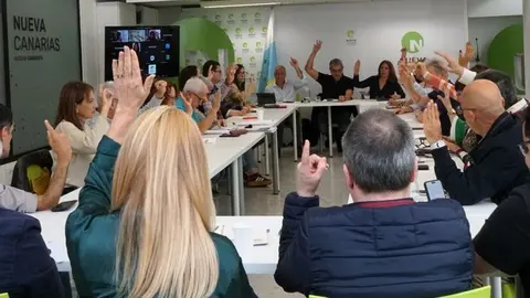 Imagen del encuentro de este sábado