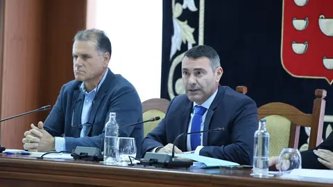 Oswaldo Betancort junto a Domingo Cejas