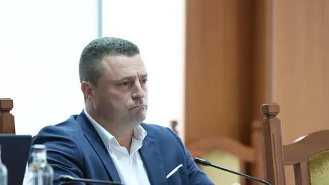 Óscar Noda en el Cabildo de Lanzarote.