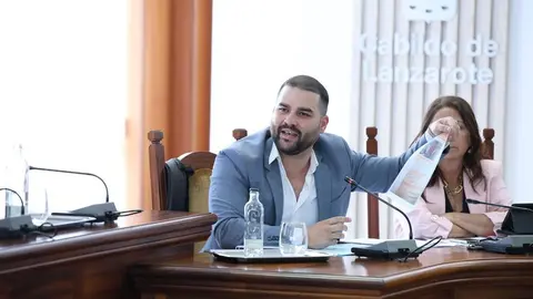 Jesús Machín replicando este martes al PSOE por las acciones vinculadas con la desclasificación de camas