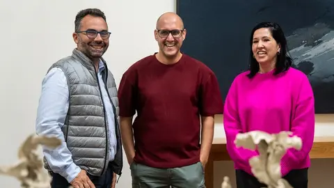 Echedey Eugenio, Rigoberto Camacho y Abigail González.