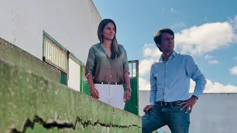 Los concejales Jenifer Galán y Marcos Bergaz (PSOE)