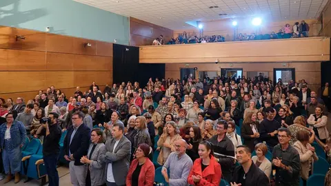 Asistentes a la Semana cultural del Teatro IX en San Bartolomé.