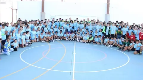 Participantes en el torneo Balonmano Infantil Ajaches de Semana Santa.
