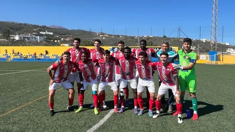 Equipo titular con el que el San Bartolomé afrontó el encuentro