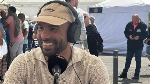 Daniel Medina, concejal de Festejos de Yaiza, en la última Feria de Ganado de Uga.