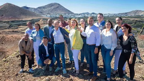 El grupo de CC en Tinajo este jueves