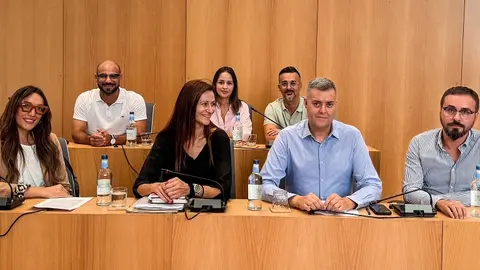 Imagen de los concejales del PP en el Ayuntamiento de Tías.