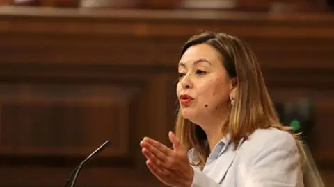 María Dolores Corujo en el Congreso de los Diputados.