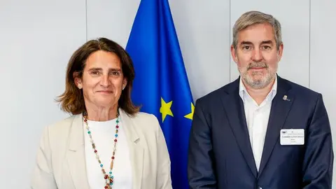 Teresa Ribera y Fernando Clavijo