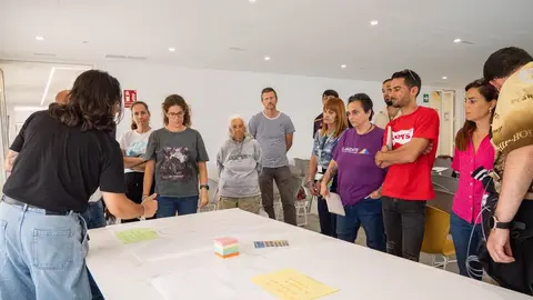 Imagen del encuentro entre integrantes de las asociaciones