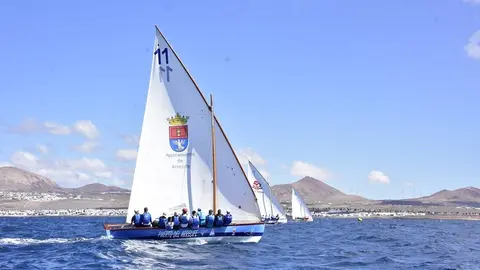 Embarcación Puerto de Arrecife durante la regata de este fin de semana.