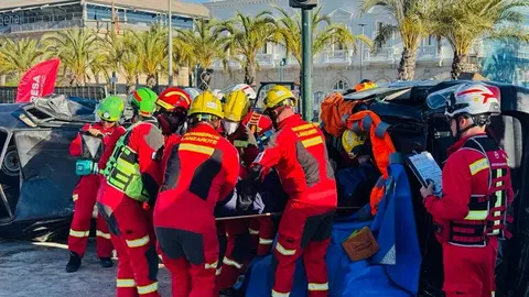 Bomberos del Consorcio en el encuentro Nacional de Rescate de Accidentes de Tráfico y Trauma