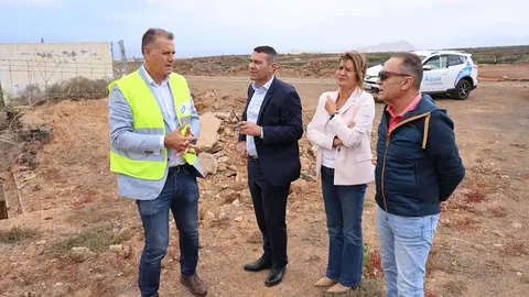 Domingo Cejas, Oswaldo Betancort, María Jesús Tovar y Jesús Machín.