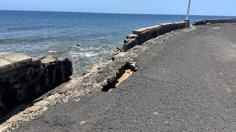 Muelle comercial de Arrecife en la actualidad.