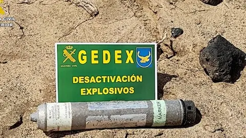 Artefacto desactivado por los TEDAX.