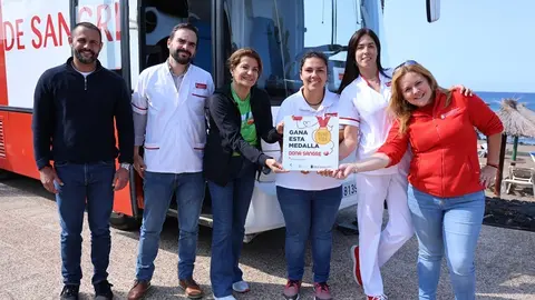 María Jesús Tovar en una de las campañas