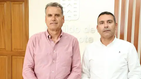 Domingo Cejas y Oswaldo Betancort.