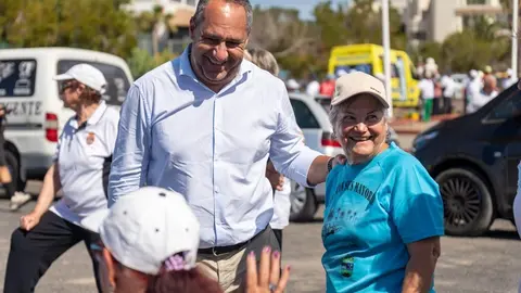 El consejero de Deportes, Juan Monzón